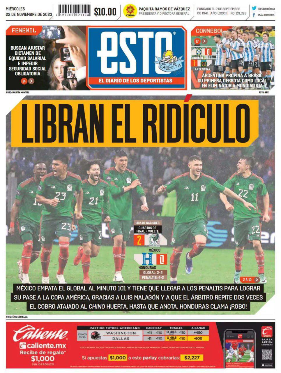 ¡Dardazo de Faitelson a Honduras y atacan a Concacaf! Prensa internacional reacciona al manchado triunfo de México