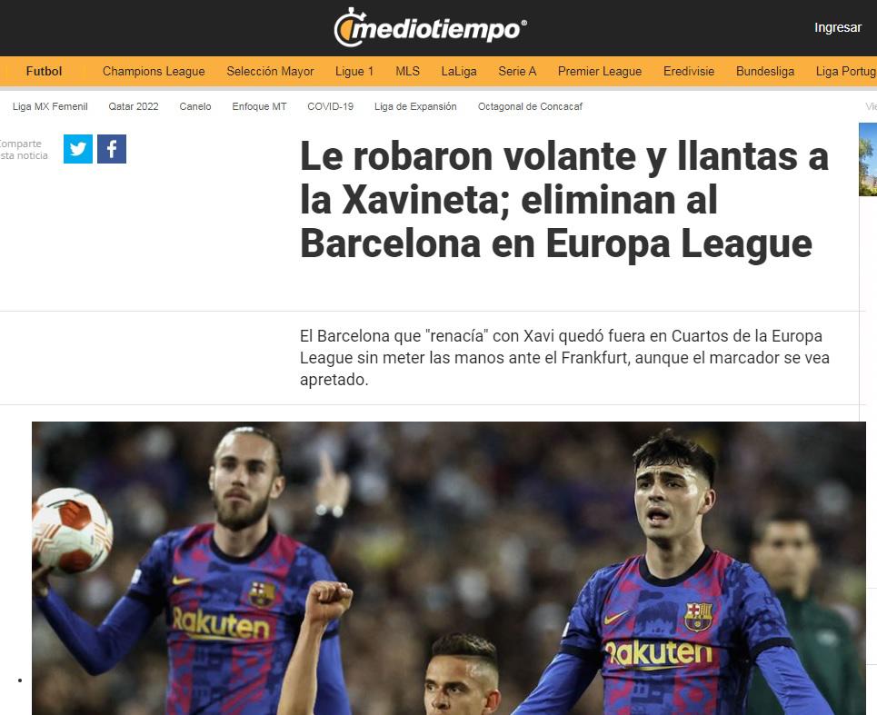Las portadas y lo que dice la prensa sobre la eliminación del Barcelona en la Europa League: ¡Humillados!