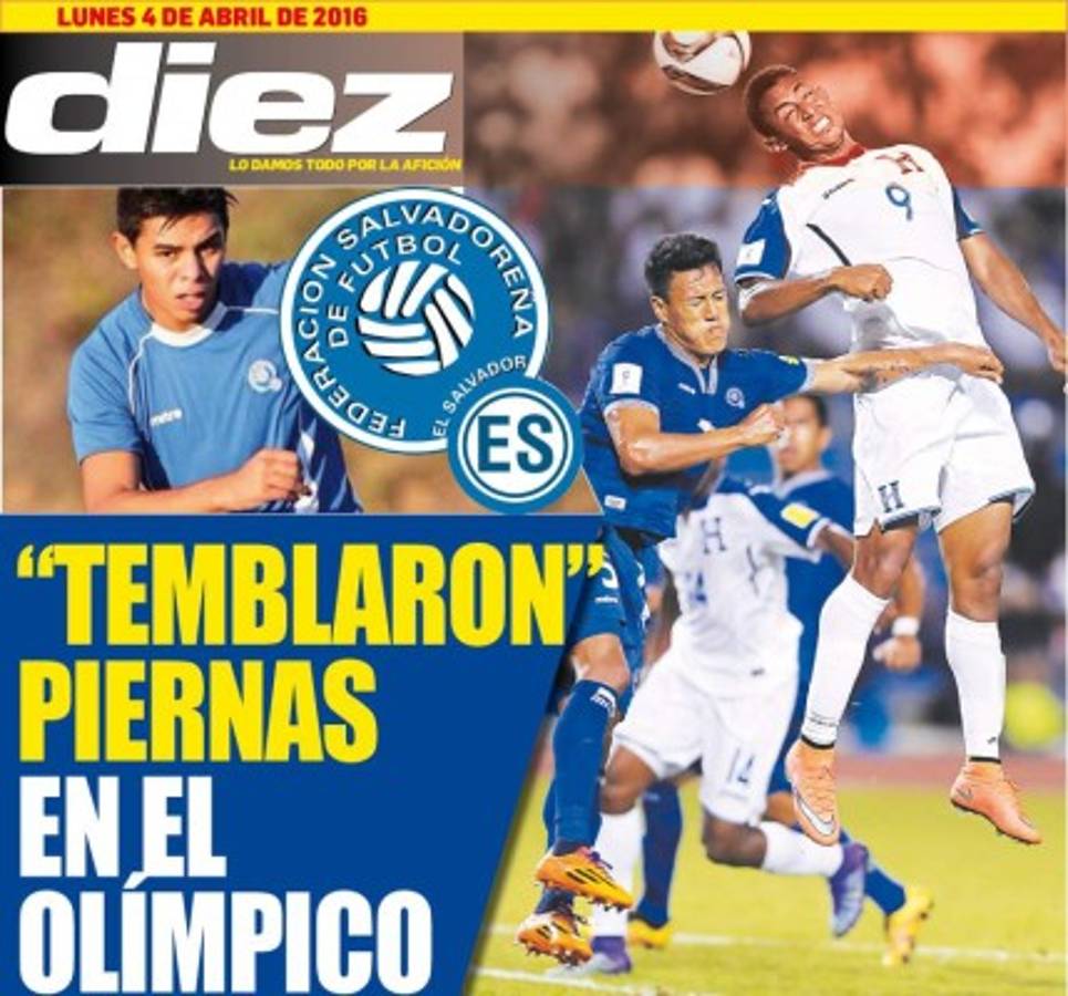 Las portadas digitales de DIEZ de este lunes 4 de abril de 2016