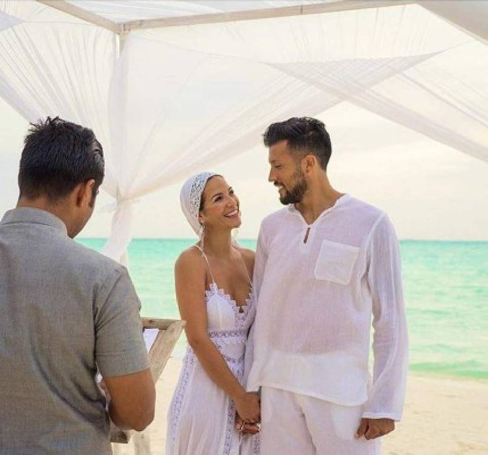 Boda privada e infartante luna de miel de Ezequiel Garay y Tamara Gorro en Maldivas