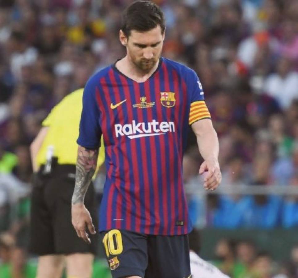 ¡Sin palabras! Así sufrió Lionel Messi la derrota contra el Valencia en Copa del Rey