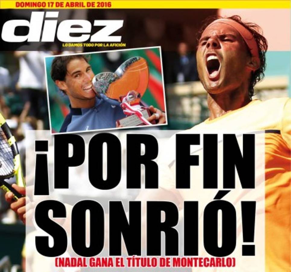 Las portadas digitales de DIEZ para hoy domingo 17 de abril