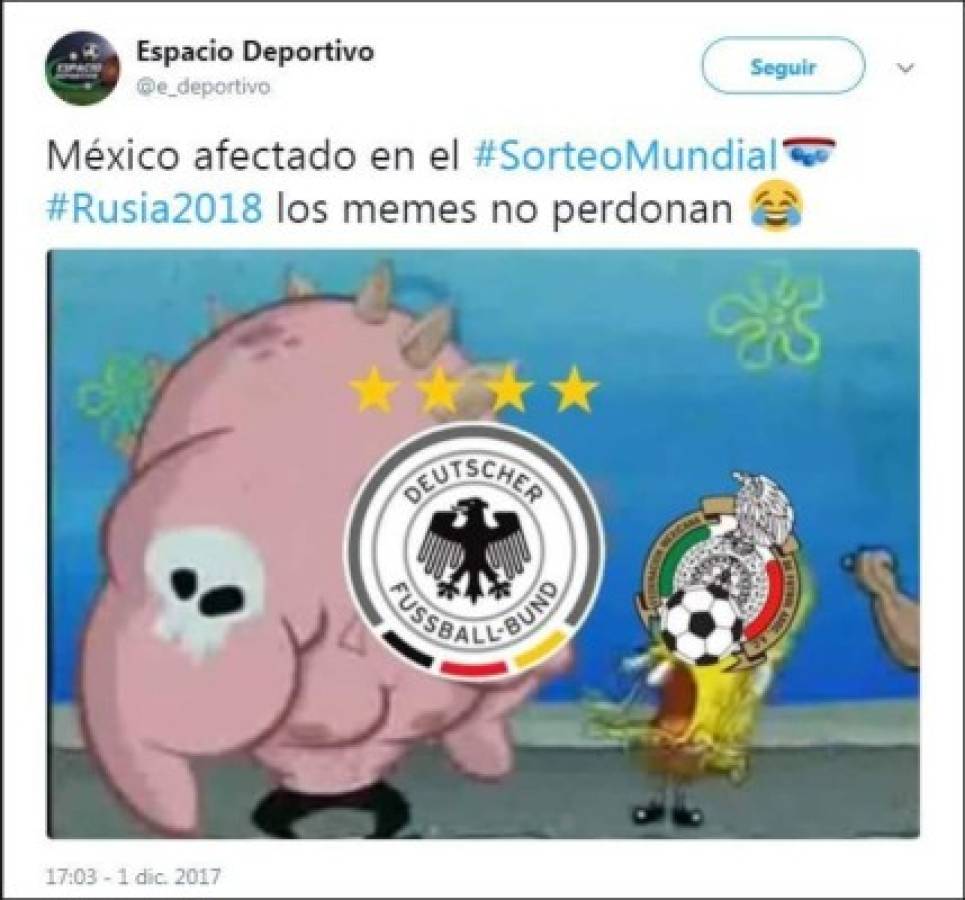 México fulminado en memes por quedar en el grupo de la muerte
