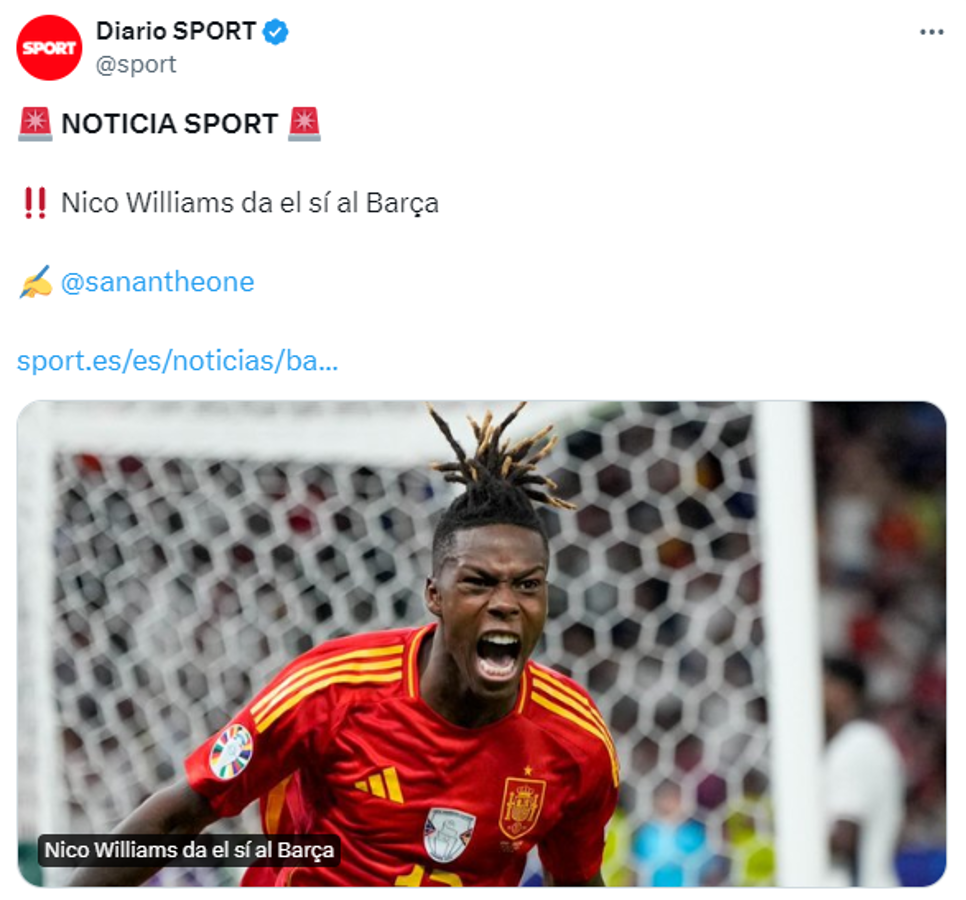 Nico Williams agita el mercado de fichajes y la oferta de 60 millones por Joao Félix; PSG pone en venta a tres jugadores