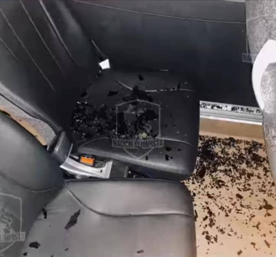 ¿Hay jugadores afectados?: así quedó el bus de Olimpia tras ataque en Costa Rica: No que mucha educación