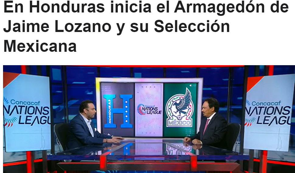 “Honduras inicia el armagedón de Jaime Lozano”, “Deuda pendiente en el Azteca”: Prensa de México palpita la revancha