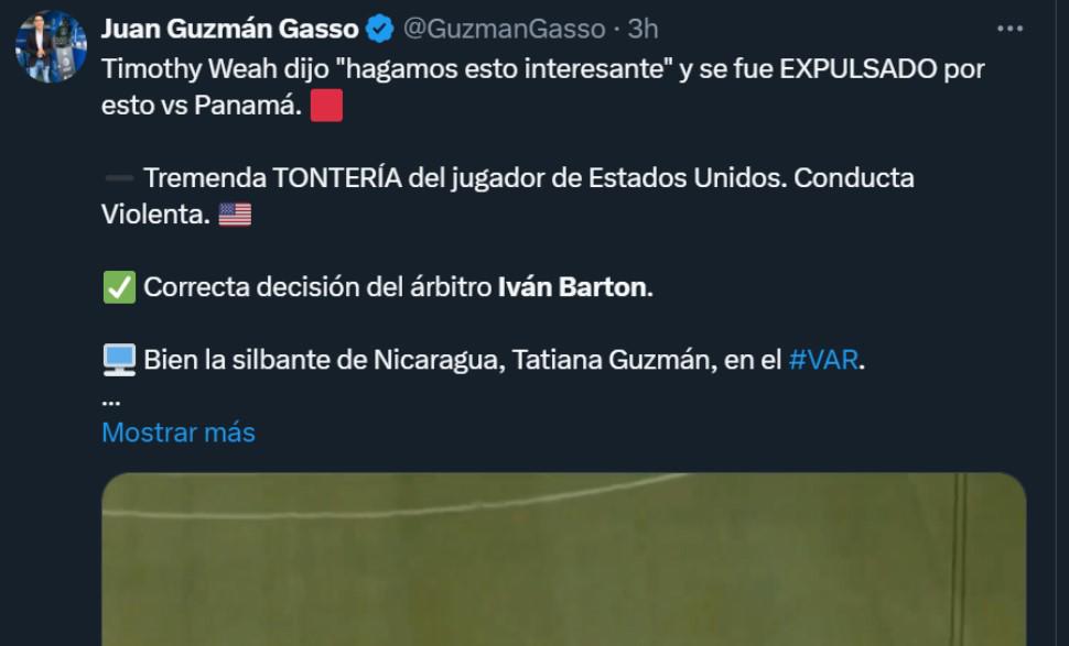 Destrozan a Iván Barton tras el batacazo de Panamá a USA: “Además de malo es un sinvergüenza”