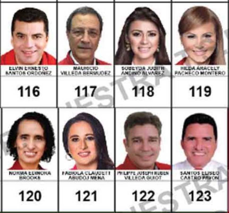 Especial elecciones Honduras 2017: Los candidatos a diputados por Francisco Morazán