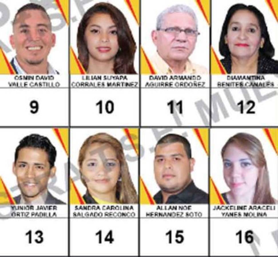Especial elecciones Honduras 2017: Los candidatos a diputados por Francisco Morazán