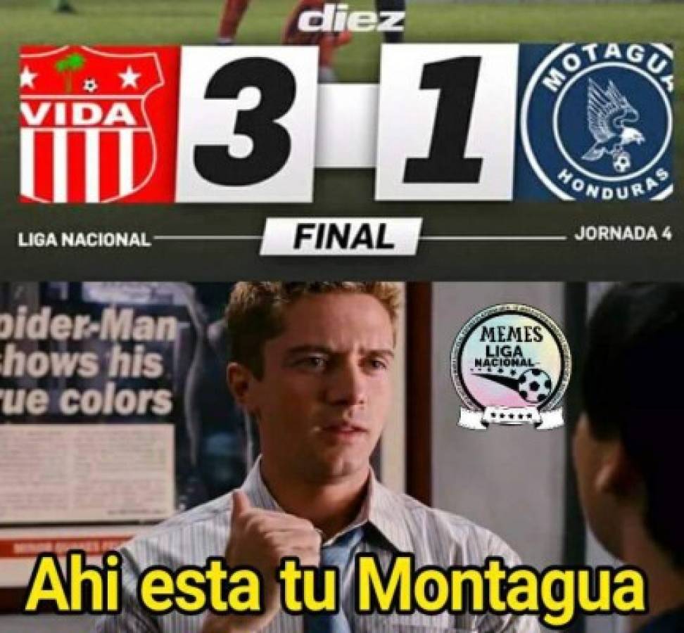 Destrozan a Motagua en memes tras perder con Vida que es nuevo líder en Honduras