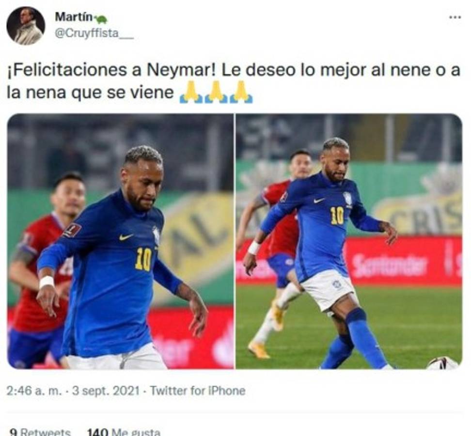 Vuelven a acusar a Neymar de estar gordo en el juego de Brasil y los memes lo despedazan