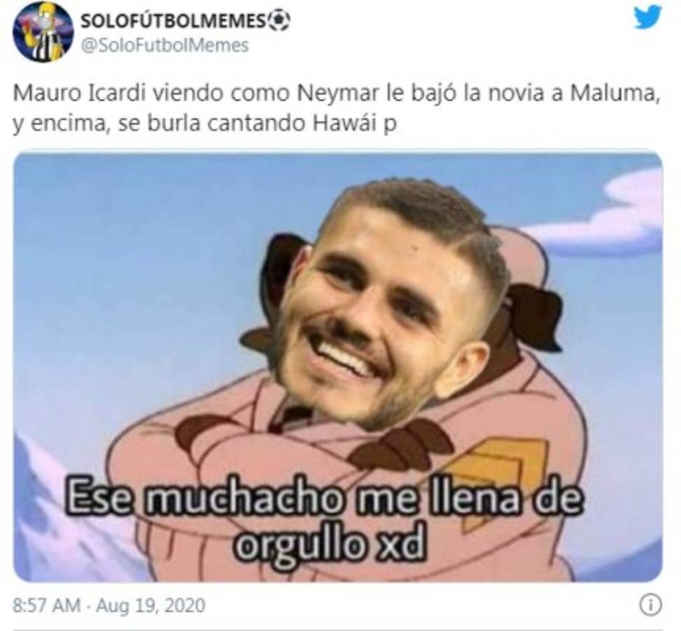 Los memes hacen pedazos a Maluma luego de que Neymar le 'robara' la novia, Icardi protagonista  