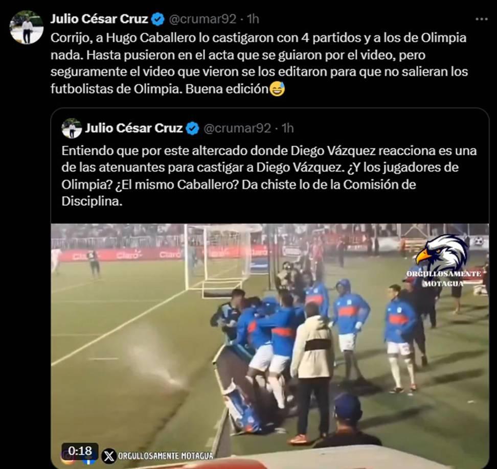 “Faltó que no lo dejaran entrar al país”: la reacción al duro castigo de Diego Vázquez y piden sanción para Olimpia