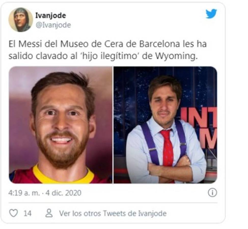 Se parece a todos menos a él: Burlas por la estatua de Messi en museo de cera del Barcelona