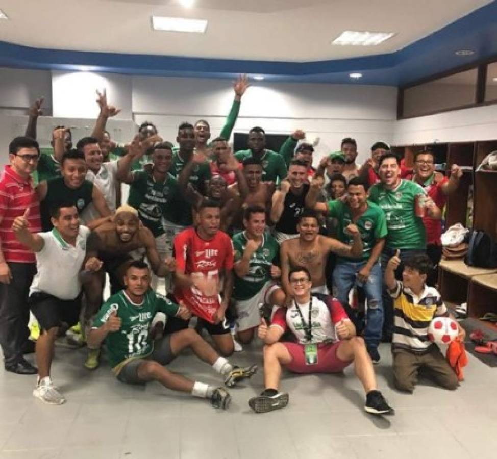 NO VISTE EN TV: El eufórico festejo de Vargas, la celebración en el camerino y la frustración en Motagua