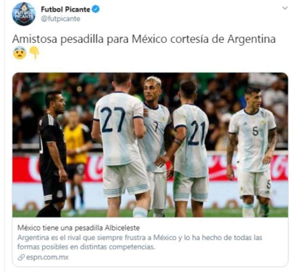 Lo que dice la prensa mundial tras la paliza de Argentina a México: 'Pesadilla y desastre'