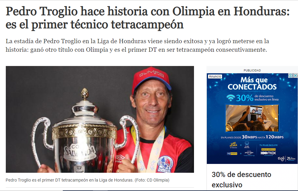 En Sudamérica y México se rinden ante Pedro Troglio por el tetracampeonato que ganó con Olimpia y lo piden en Argentina