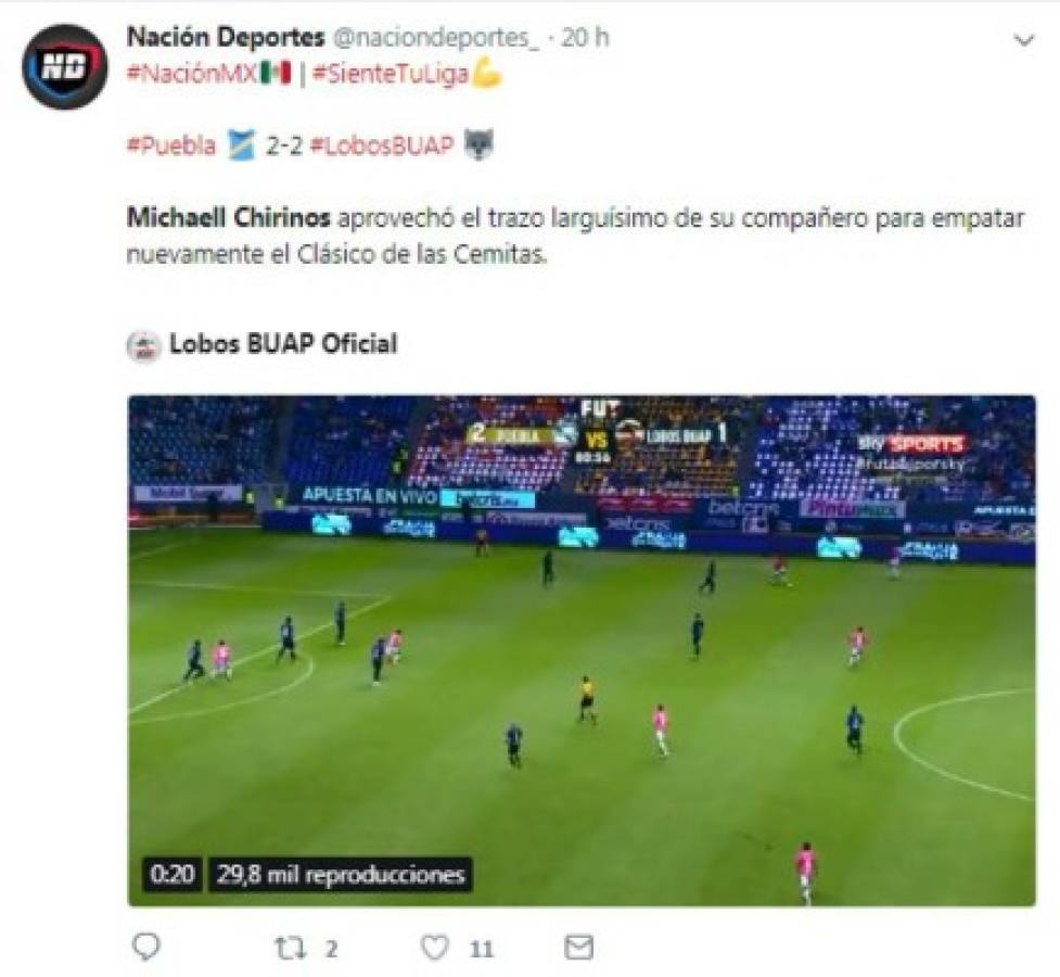 Así reaccionaron los medios mexicanos por el gol de Michaell Chirinos