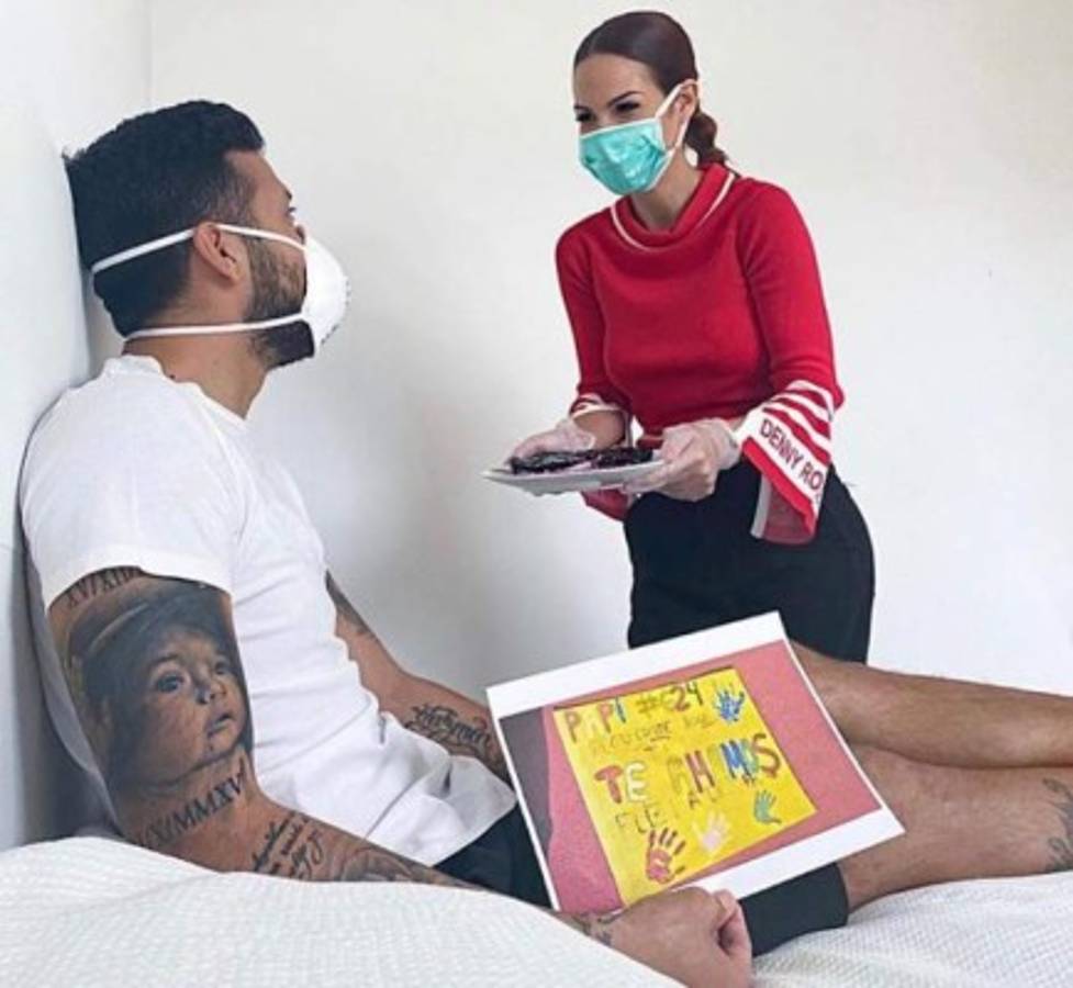 En casa y con nuevos 'looks': Así pasaron los futbolistas el día del padre en pleno coronavirus  