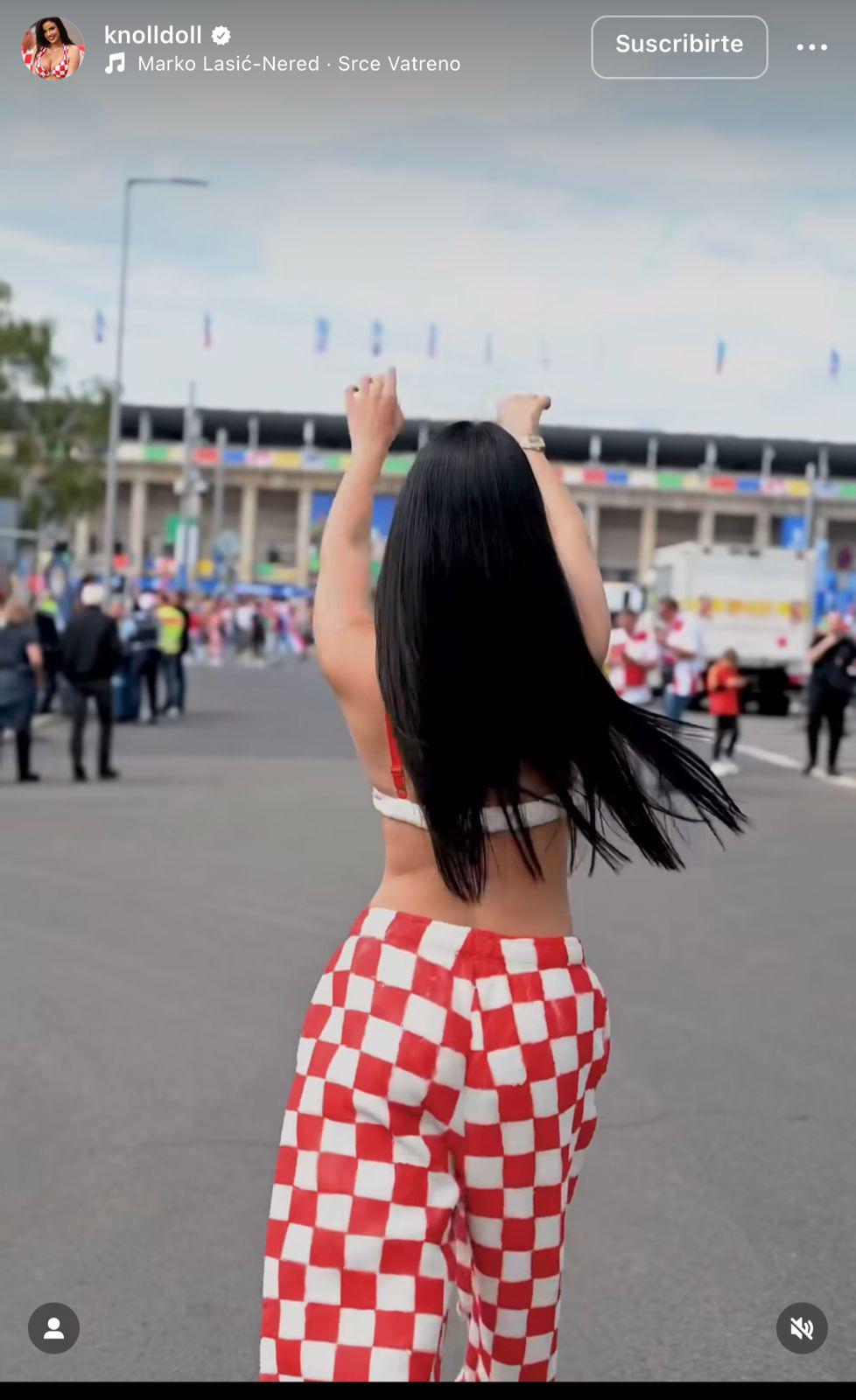 Ivana Knoll luce nuevo atuendo y ‘conquista’ la Eurocopa con su hermoso físico: ¿Traicionó a Croacia?