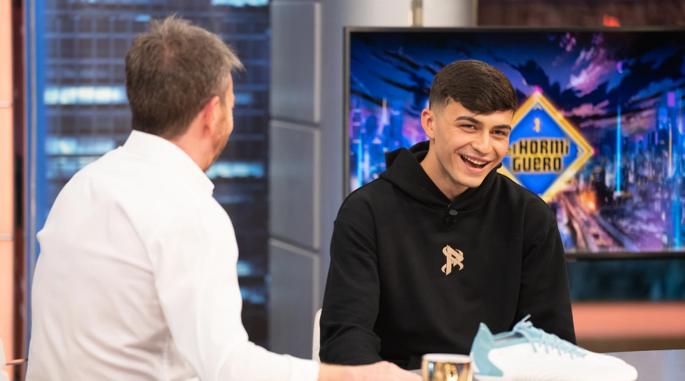 Pedri fue el invitado en ‘El Hormiguero’ que conduce el presentado Pablo Motos.