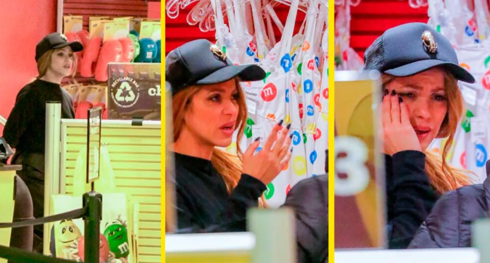 Shakira no pudo contener sus lágrimas en un establecimiento de Nueva York.