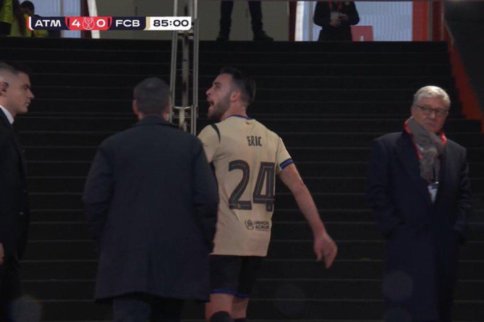 La traición de Hansi Flick, le celebró en la cara al Barcelona y la polémica arbitral en la paliza del Atlético en Copa del Rey