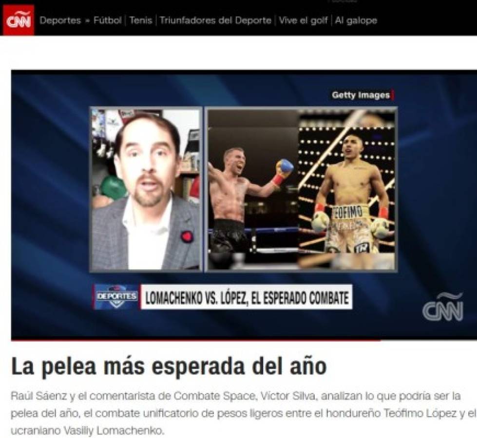 Tildan de 'indio' a Teófimo: Lo que dicen los medios internacionales sobre la pelea Lomachenko-López