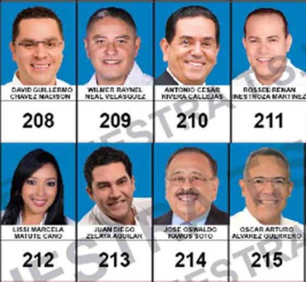 Especial elecciones Honduras 2017: Los candidatos a diputados por Francisco Morazán