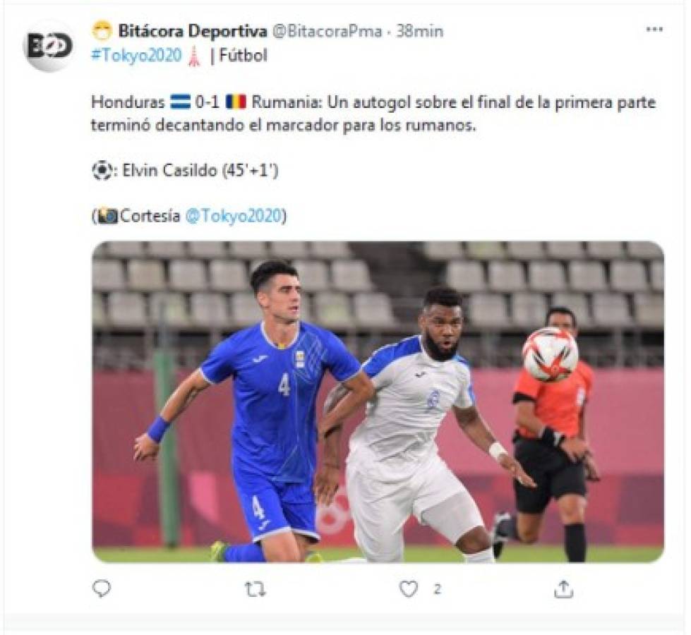 'Falta de puntería e infortunio': Lo que dice la prensa tras la derrota de Honduras ante Rumania