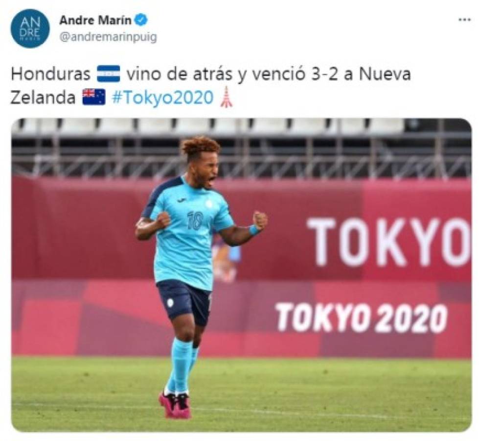 Periodistas reaccionan con el triunfo de Honduras en Tokio y lo que dicen en Nueva Zelanda: ''Una derrota desgarradora''