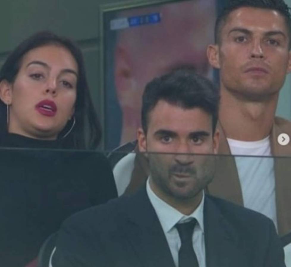 No los deja solo: Cristiano Ronaldo acompañó a la Juventus desde el palco