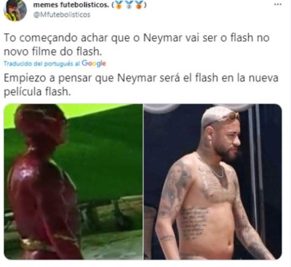 Neymar es víctima de los memes por la nueva 'panza' que desarrolló durante sus vacaciones