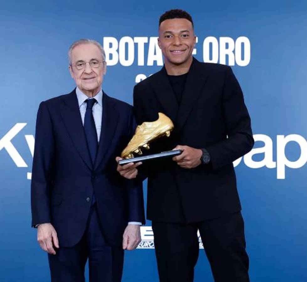 Mbappé recibió la Bota de Oro: lo que dijo tras ganar el premio, quiénes lo acompañaron y el mensaje de Sergio Ramos