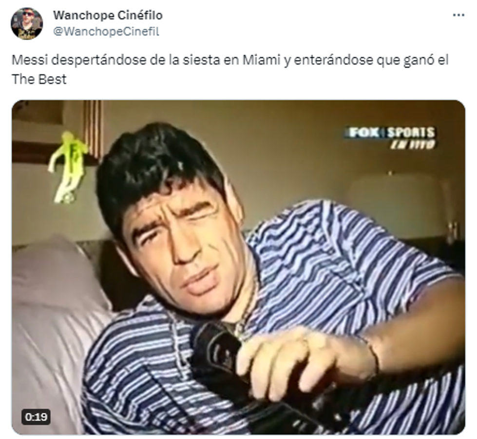 ¡Para reír! Messi ganó el premio The Best de la FIFA y los memes sacuden las redes sociales