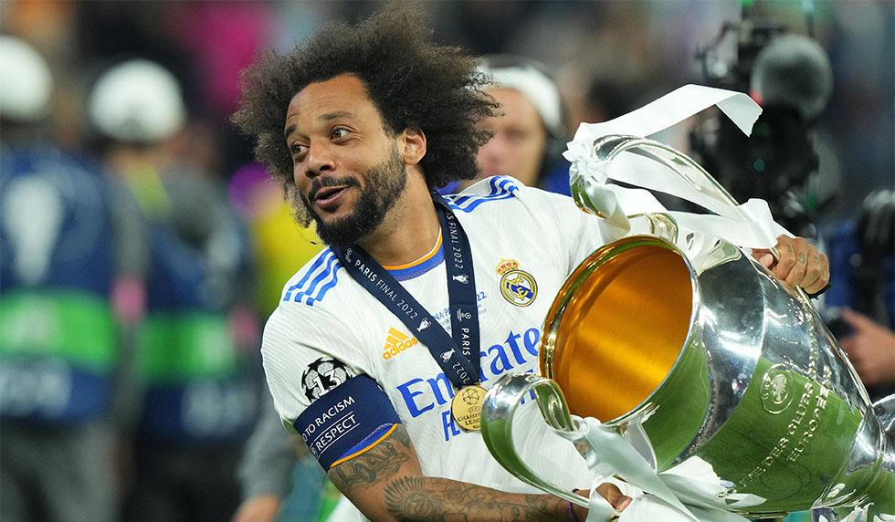 Marcelo se retiró del fútbol como leyenda del Real Madrid tras ganar cinco Champions.