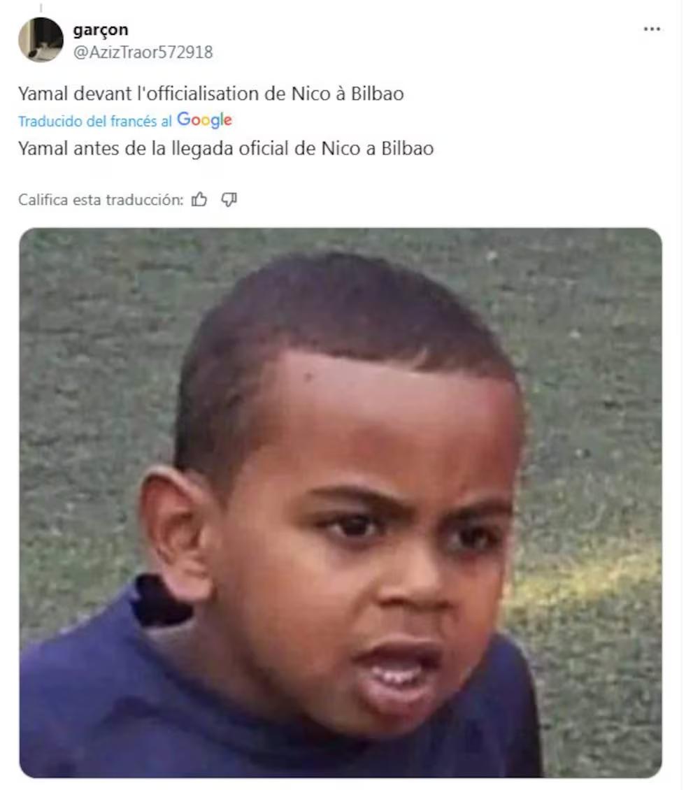 Lamine Yamal la víctima favorita, los crueles memes contra Barcelona por culpa de Nico Williams: 2-0