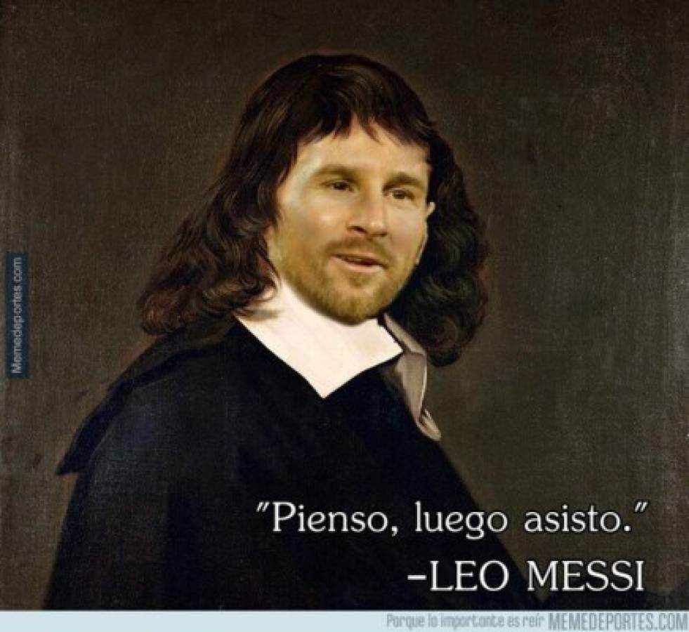 Messi, protagonista de los memes por sus tres asistencias a gol en el Betis-Barcelona