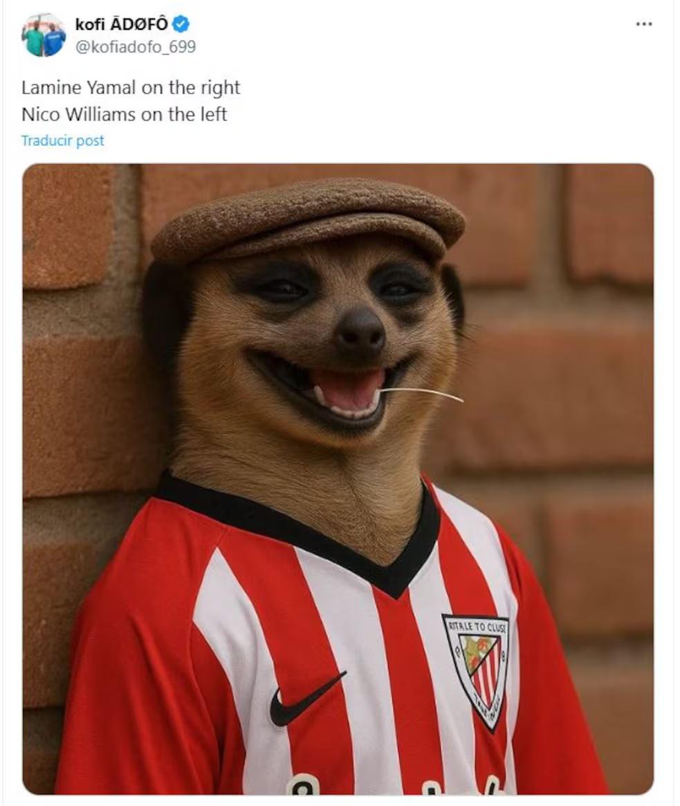 Lamine Yamal la víctima favorita, los crueles memes contra Barcelona por culpa de Nico Williams: 2-0