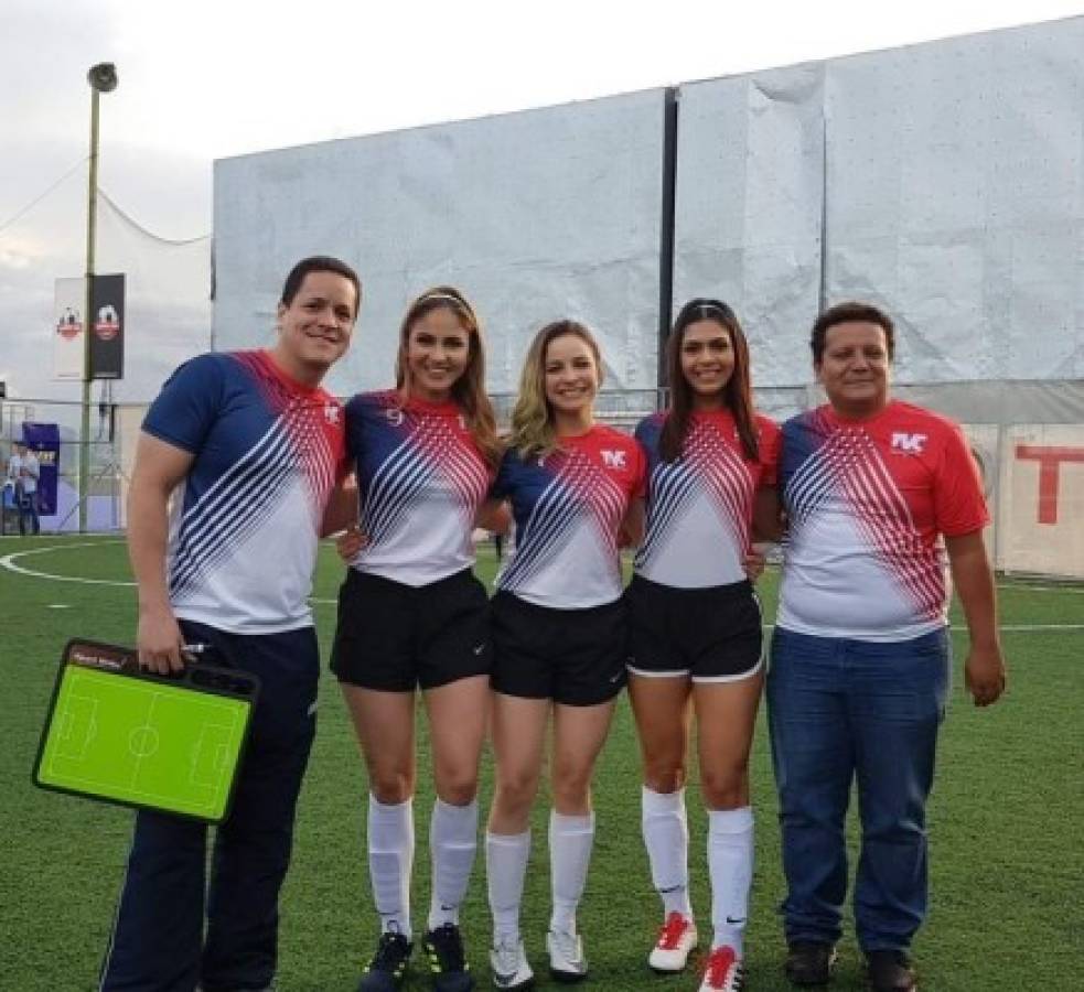 El fútbol, la otra pasión de la guapa presentadora de TV Kritza Pérez