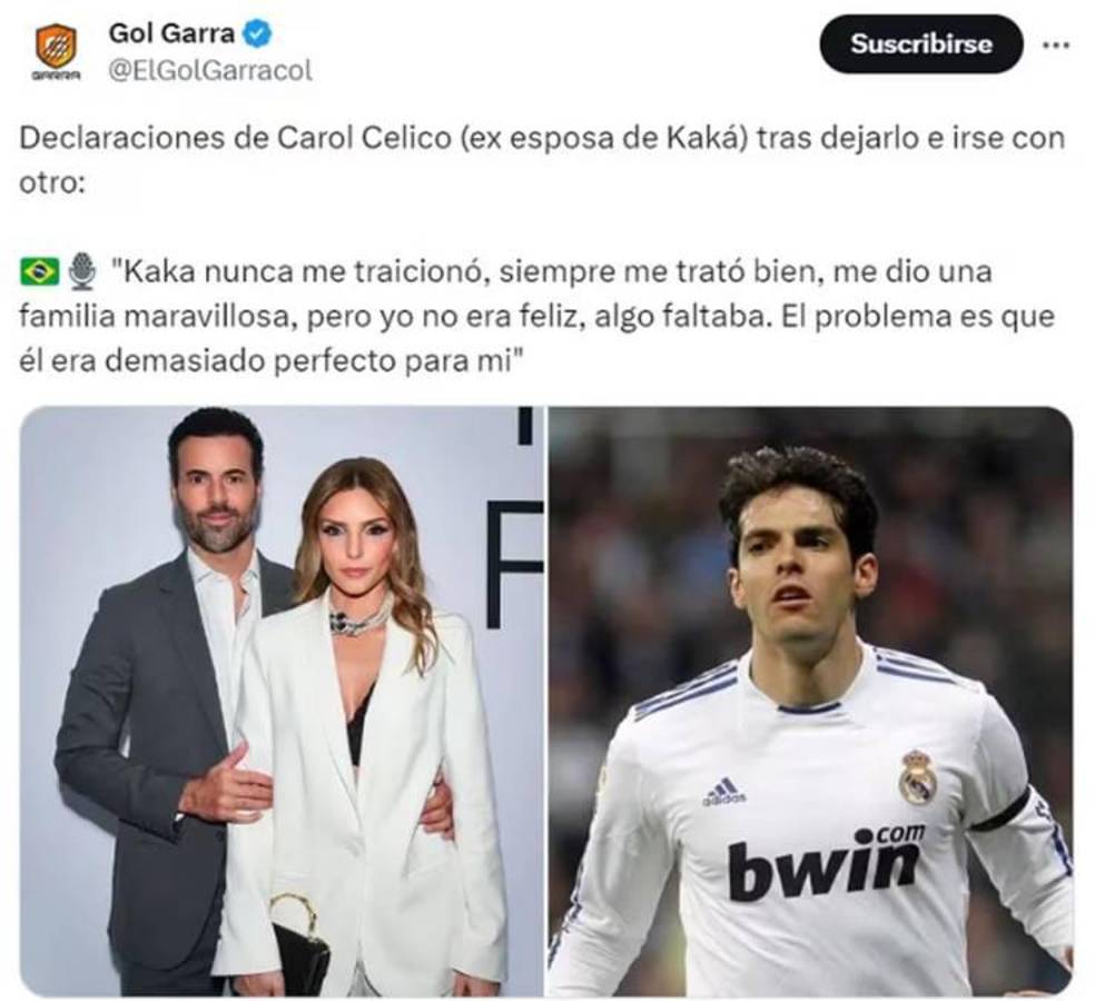 ¿La traicionó? Ex esposa de Kaká revela el inentendible motivo por el que dejó al Balón de Oro: “Era demasiado...”