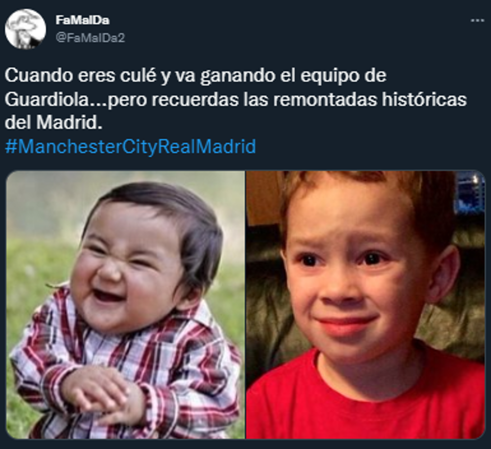 Los memes destrozan al Real Madrid tras caer ante el Manchester City en semifinales de la Champions