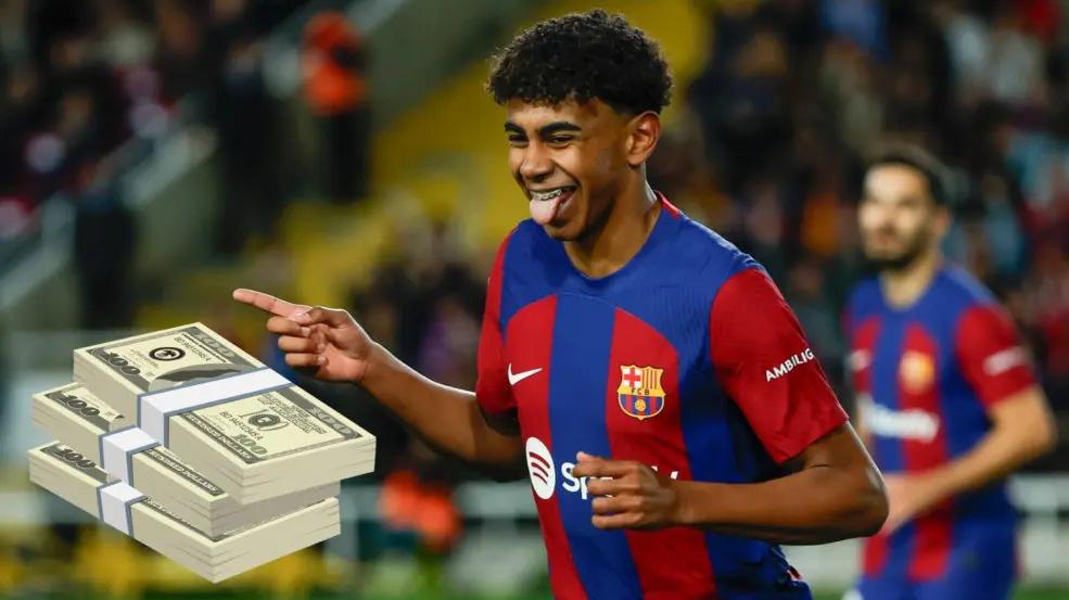 Mientras Messi ganaba 138 millones, este será el salario de Yamal: esta es la fortuna que ha generado y sus negocios