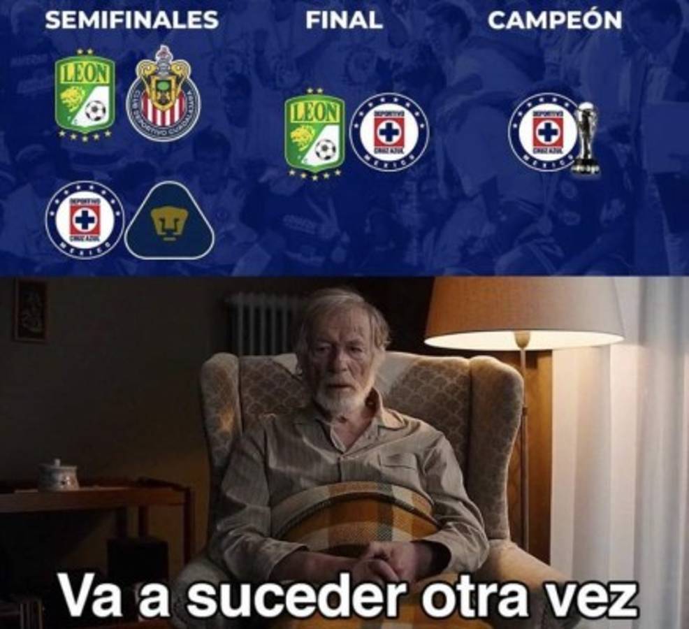 Los imperdibles memes de la paliza de Cruz Azul a Pumas en semifinales: Este año es el bueno