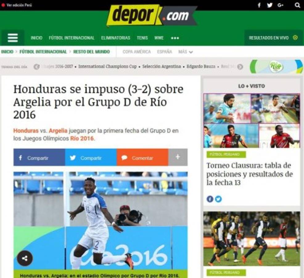 Prensa internacional sobre Honduras: 'No era necesario sufrir tanto'