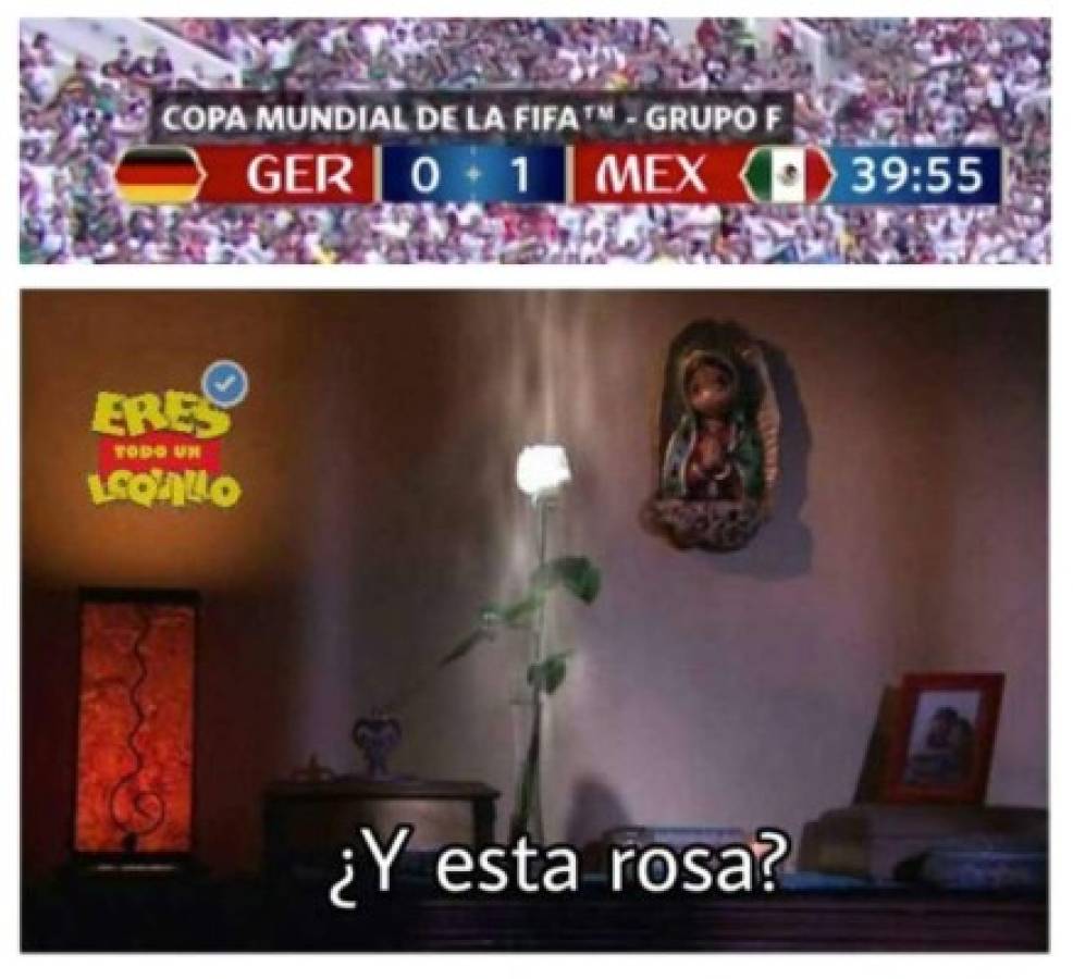 Explotan las redes sociales con los memes del triunfo de México sobre Alemania en el Mundial