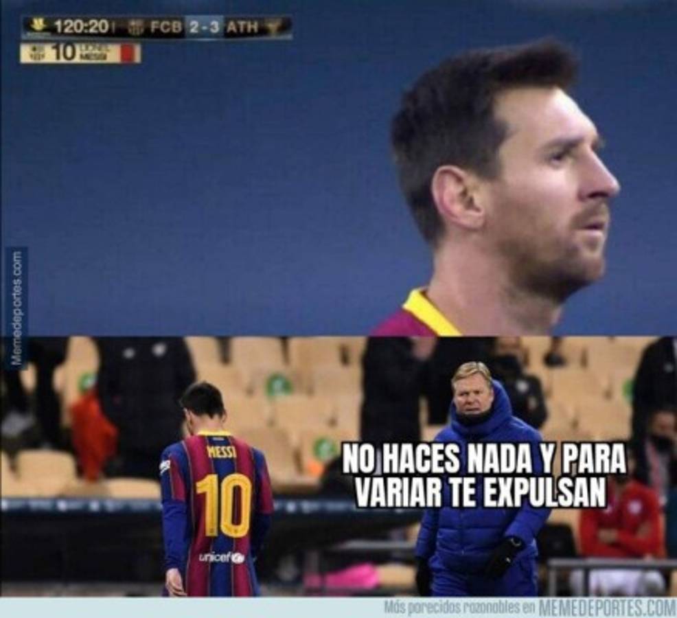 Los memes hacen pedazos al Barcelona tras perder la final de la Supercopa de España
