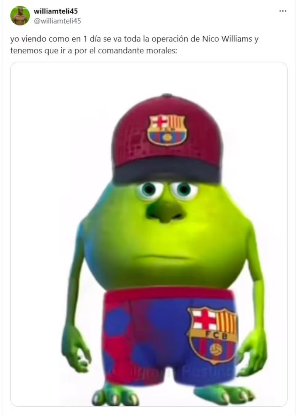 Lamine Yamal la víctima favorita, los crueles memes contra Barcelona por culpa de Nico Williams: 2-0