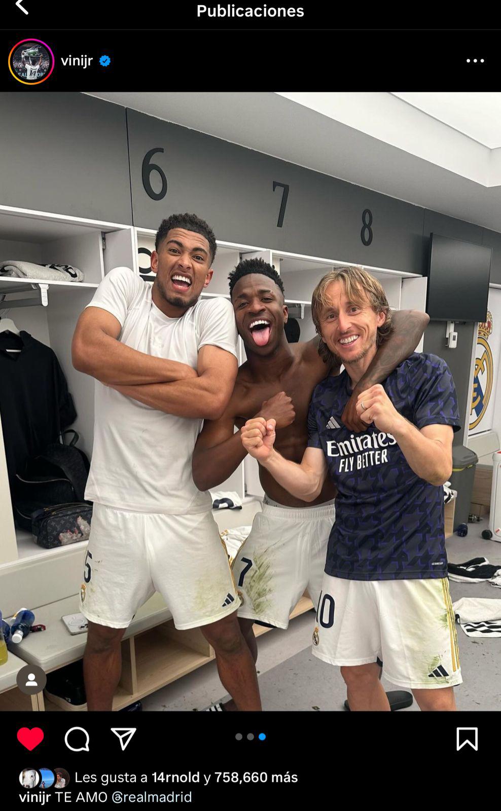 “Queremos más” “líderes”: El gran festejo de los jugadores del Real Madrid en sus redes tras ganarle al Barcelona en el Clásico