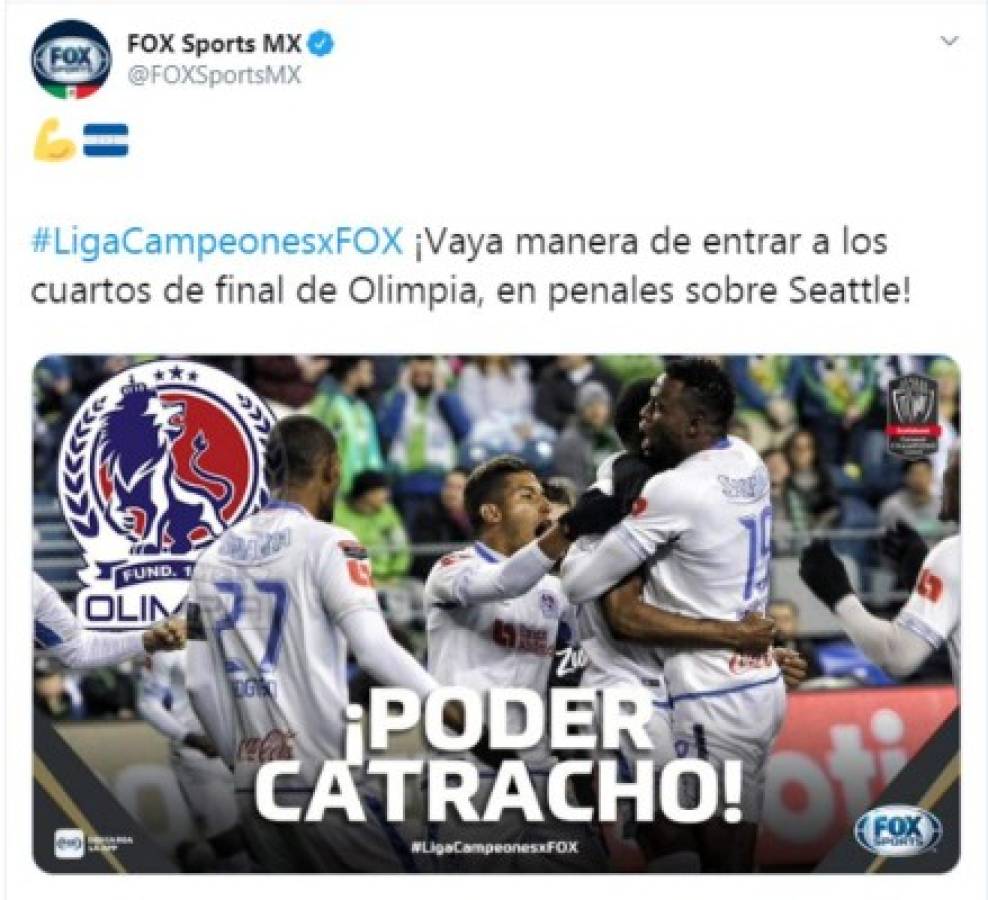 Prensa internacional destaca a Olimpia tras echar al Seattle de la Champions de Concacaf